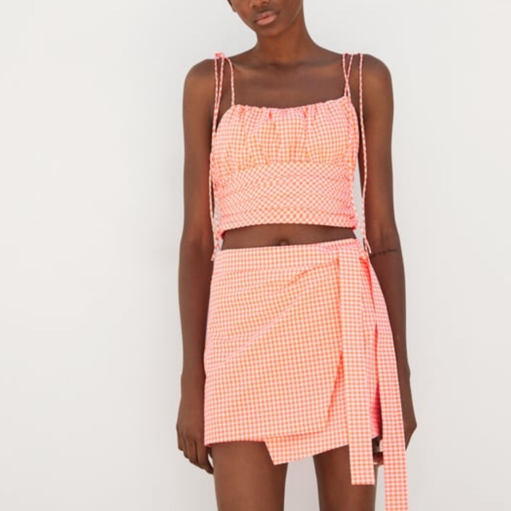 Zara | Gingham Tank - Picture 1 of 6